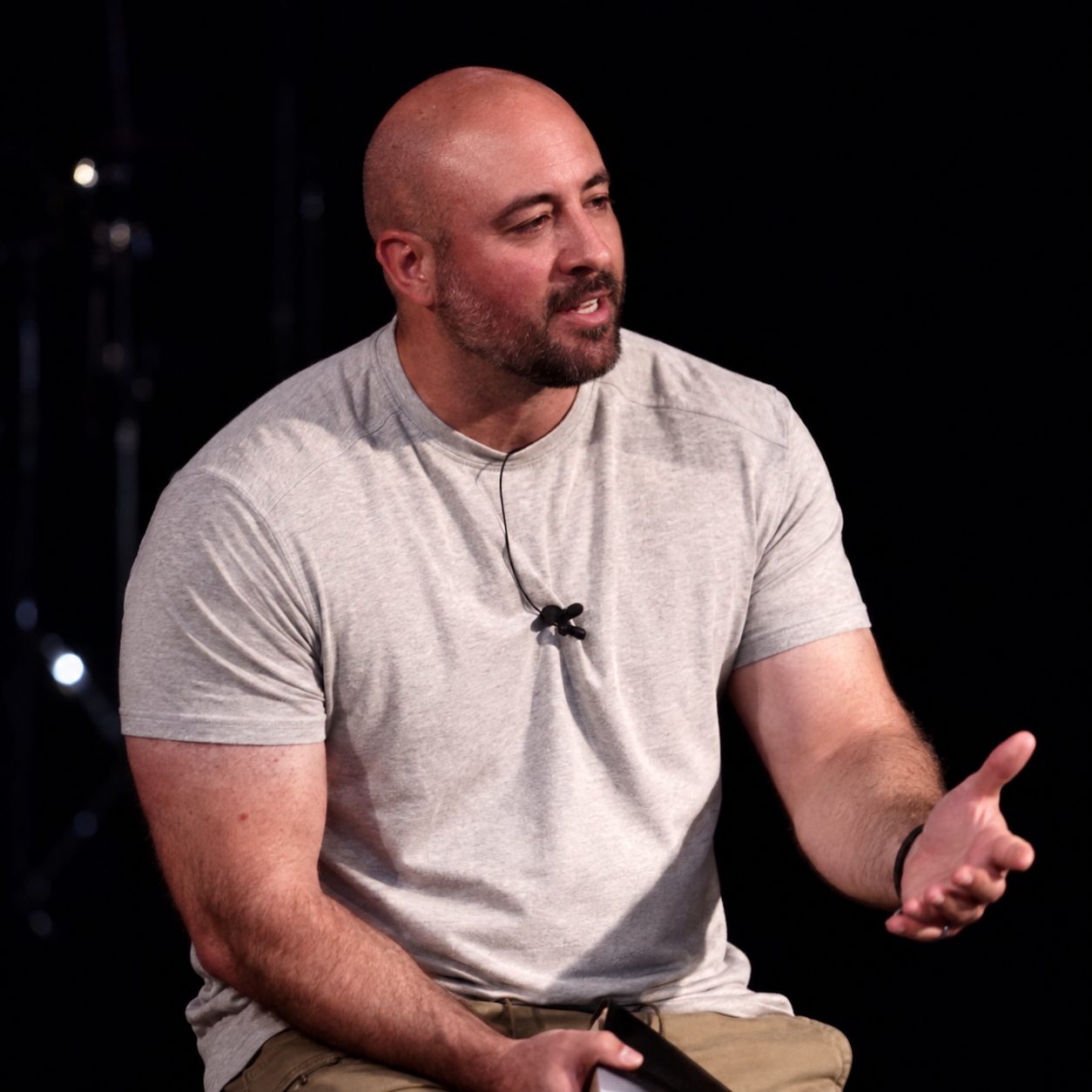 Pastor Evan teaching